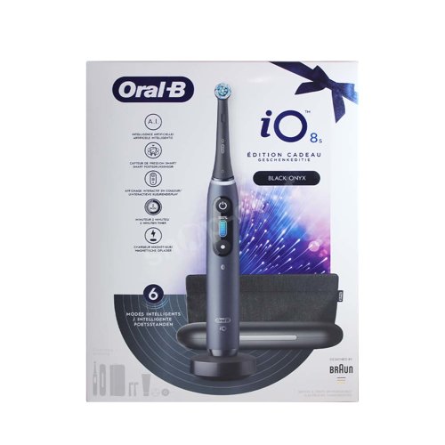 ORAL-B iO 8S Black Special Edition szczoteczka elektryczna magnetyczna + akcesoria